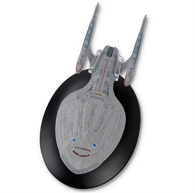 #13 U.S.S. Enterprise NCC-1701-F (Federation Livery) Model Die Cast Ship BONUS ISSUE (Eaglemoss / Star Trek) Real Merch