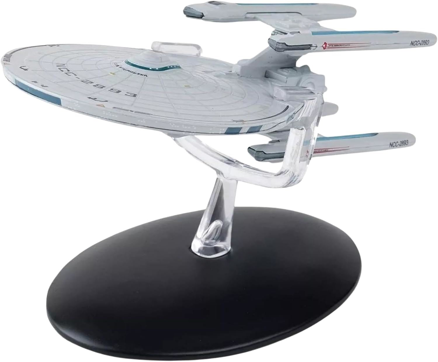 #19 U.S.S. Stargazer NCC-2893 (Constellation-class) CMC Diecast Model Ship (Eaglemoss / Star Trek) Real Merch