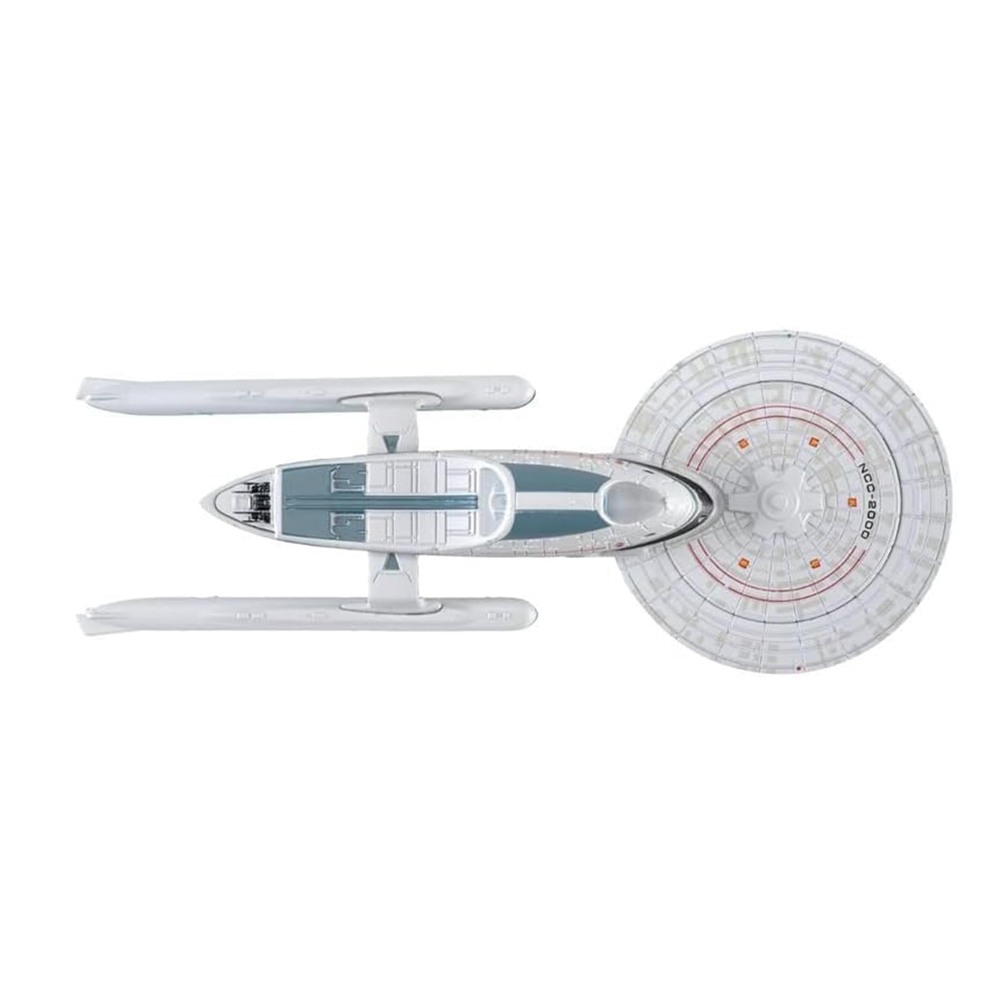 #08 U.S.S. Excelsior NCC-2000 (Excelsior class) Model Diecast Ship (Eaglemoss / Star Trek) Real Merch