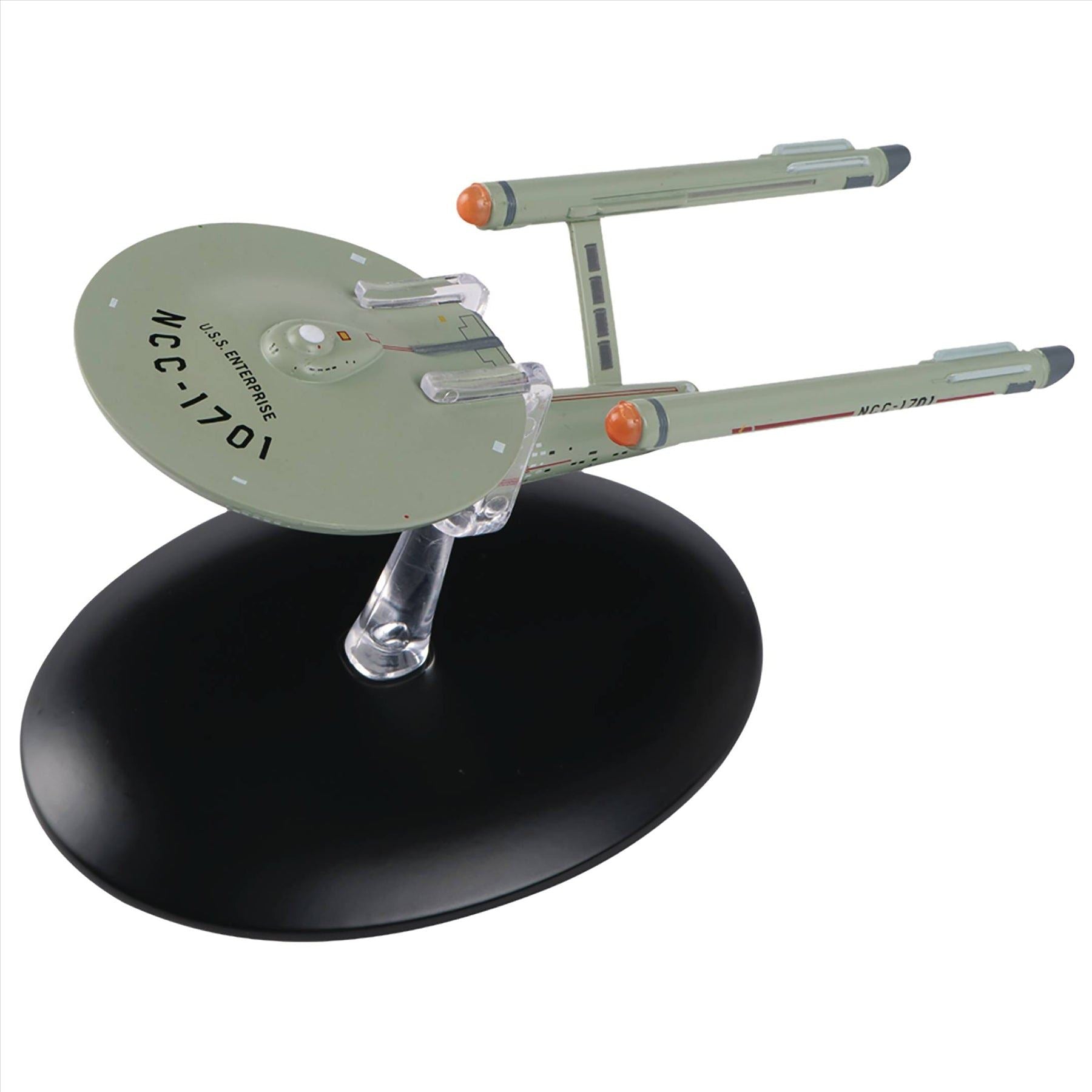 #50 U.S.S. Enterprise NCC-1701 (Constitution-class) TOS Die-cast Model Ship (Star Trek / Eaglemoss) Real Merch