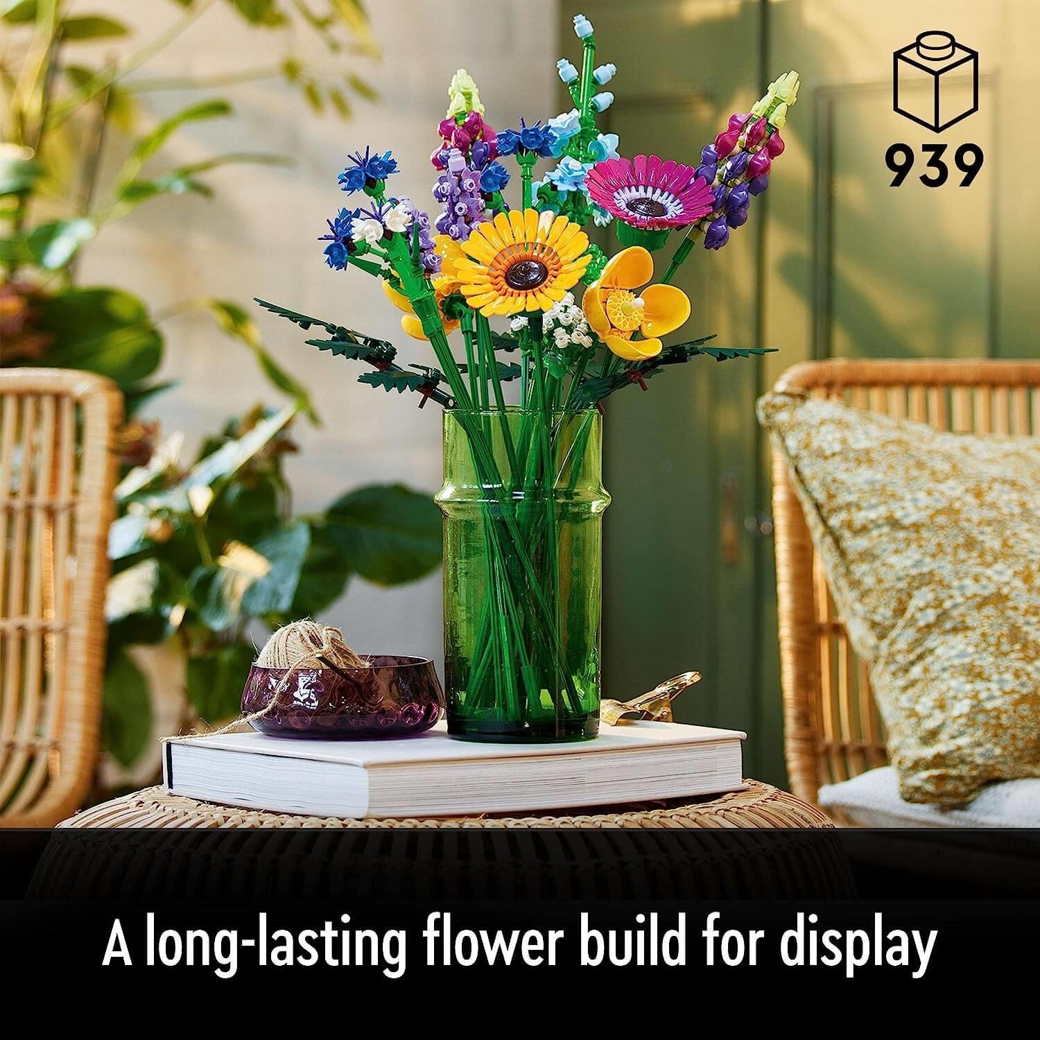Lego Botanicals 10313 Wildflower Bouquet Set for Adults Ages 18 and Up Curious Minds