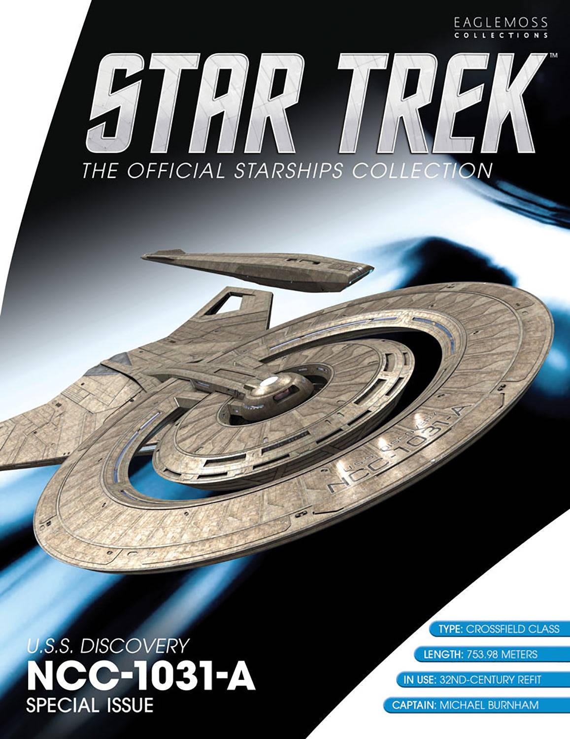 #29 U.S.S. Discovery NCC-1031-A (Refit) Discovery XL EDITION Model Diecast Ship (Eaglemoss / Star Trek) Real Merch