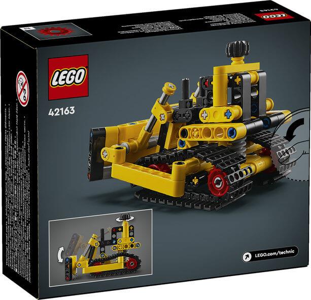 Lego Technic 42163 Heavy-Duty Bulldozer Toy Playset for Ages 7 and Up Curious Minds