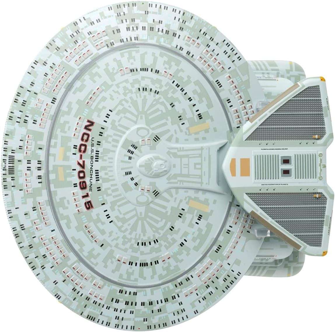 #26 U.S.S. Bonchune NCC-70915 (Nebula-Class) XL EDITION Model Die Cast Ship (Eaglemoss / Star Trek) Real Merch