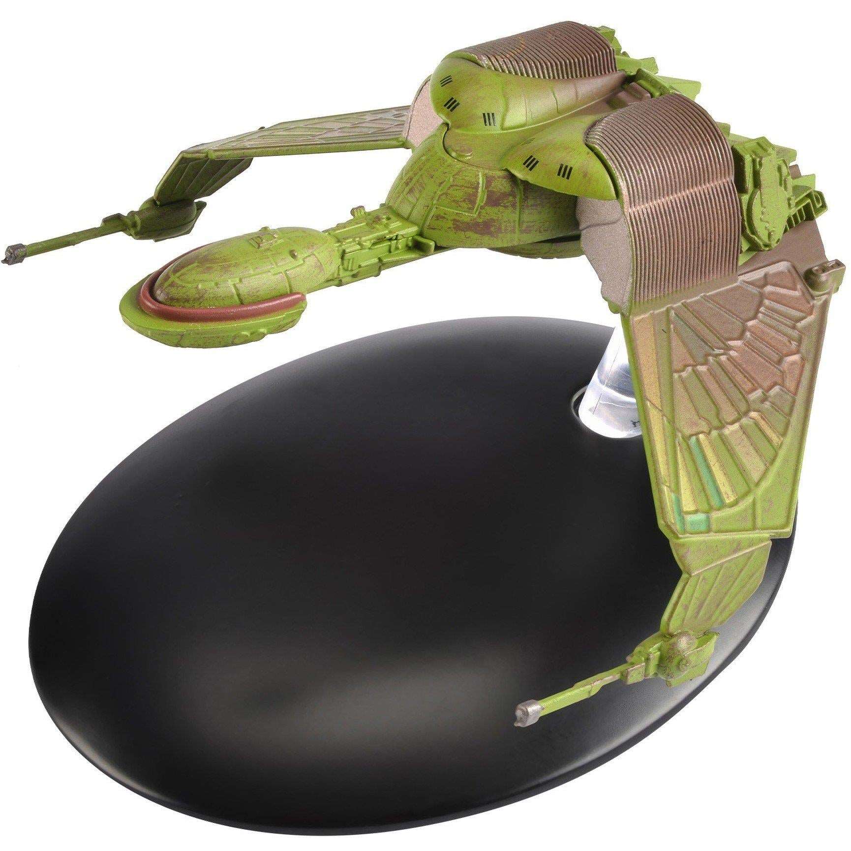 #107 Klingon Bird-of-Prey (Attack Position) Die-Cast Model Ship (Eaglemoss / Star Trek) Real Merch