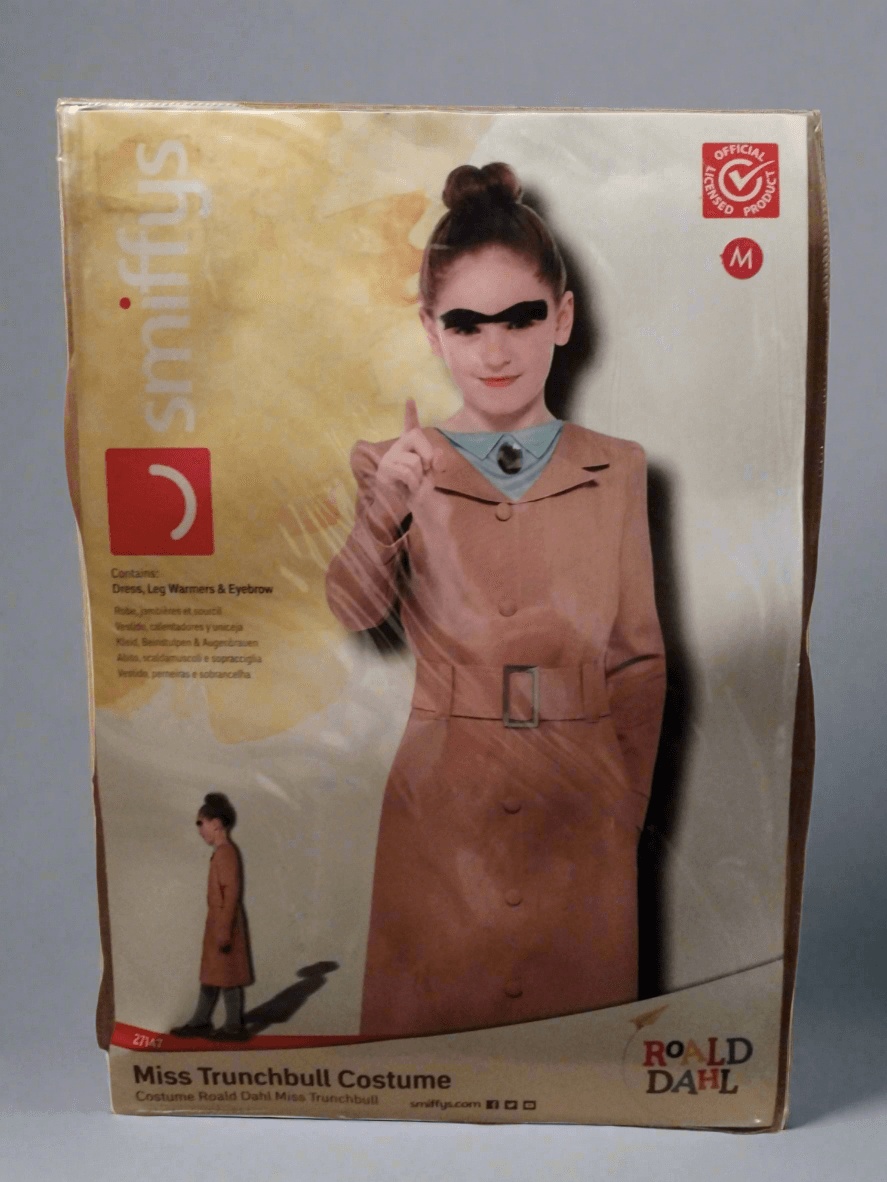 Smiffy's - Roald Dahl Miss Trunchball Kids Costume Size M Smiffys