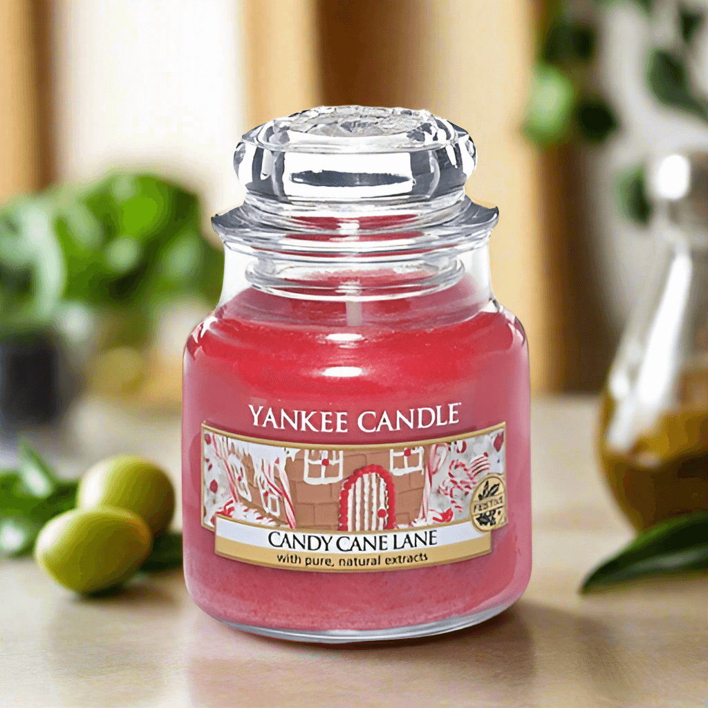 Yankee Candle Candy Cane Lane Small Jar Scented Candle Yankee Candle