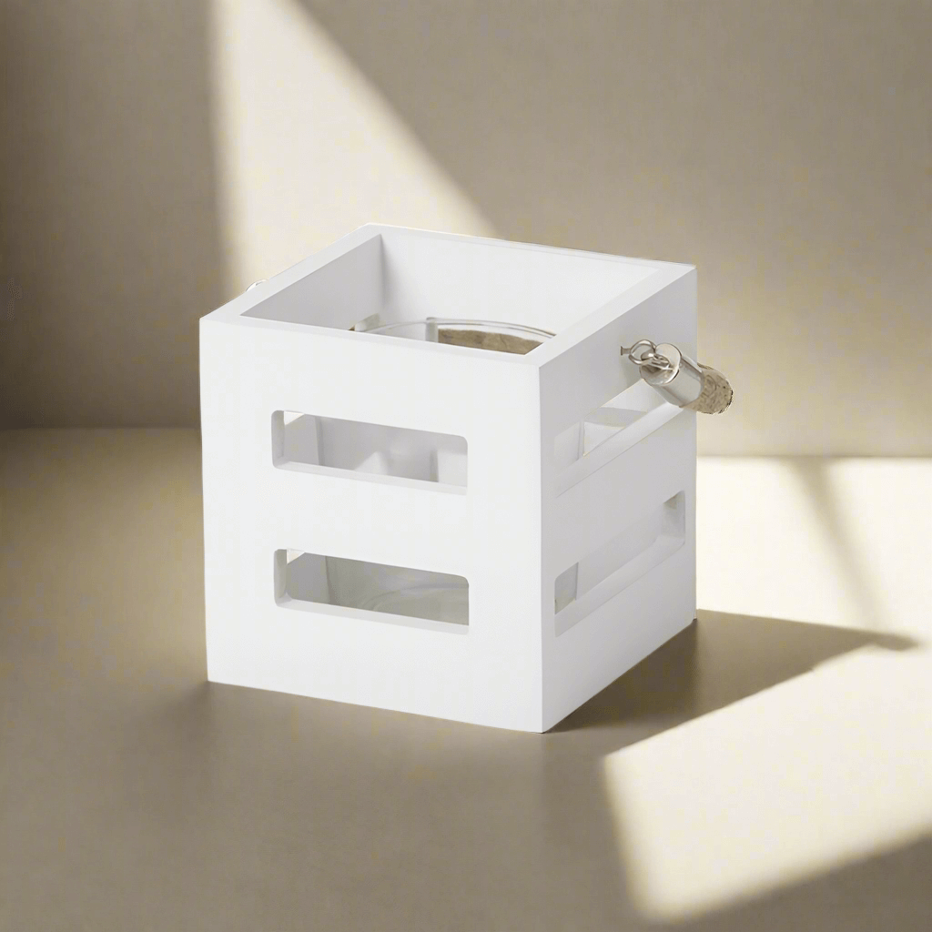 Yankee Candle - Coastal stripe wood votive holder Yankee Candle