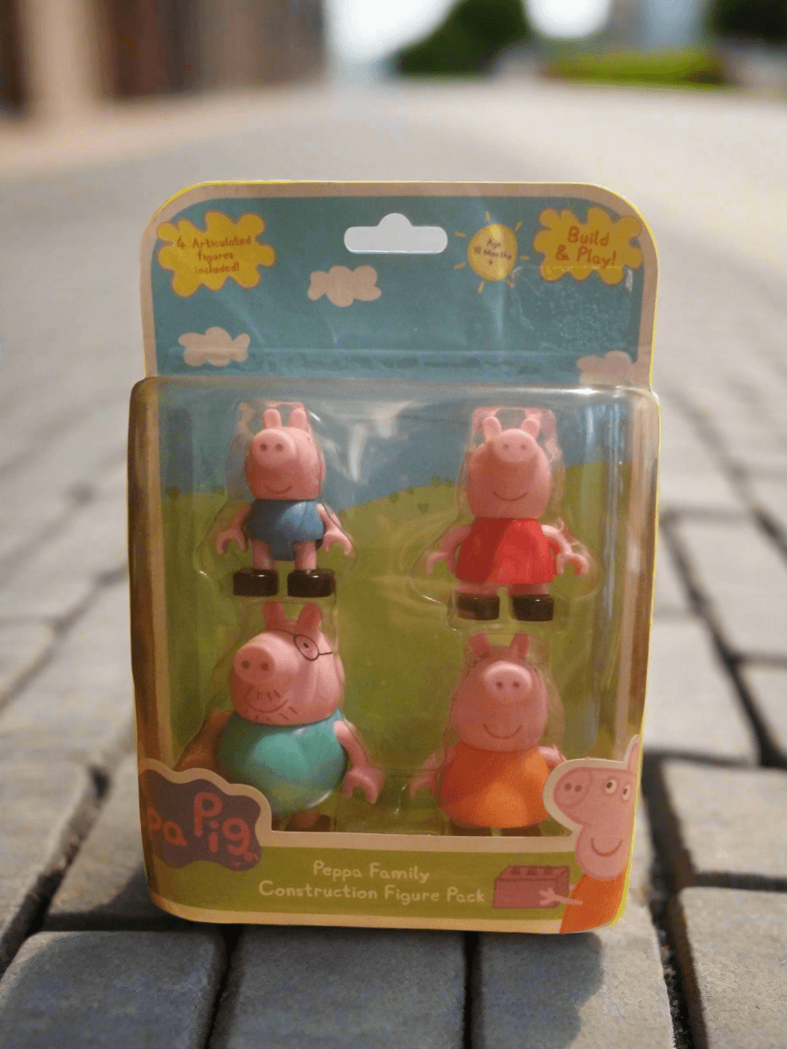 Peppa Pig - Peppa Family Construction Figure Pack Character Options Ltd