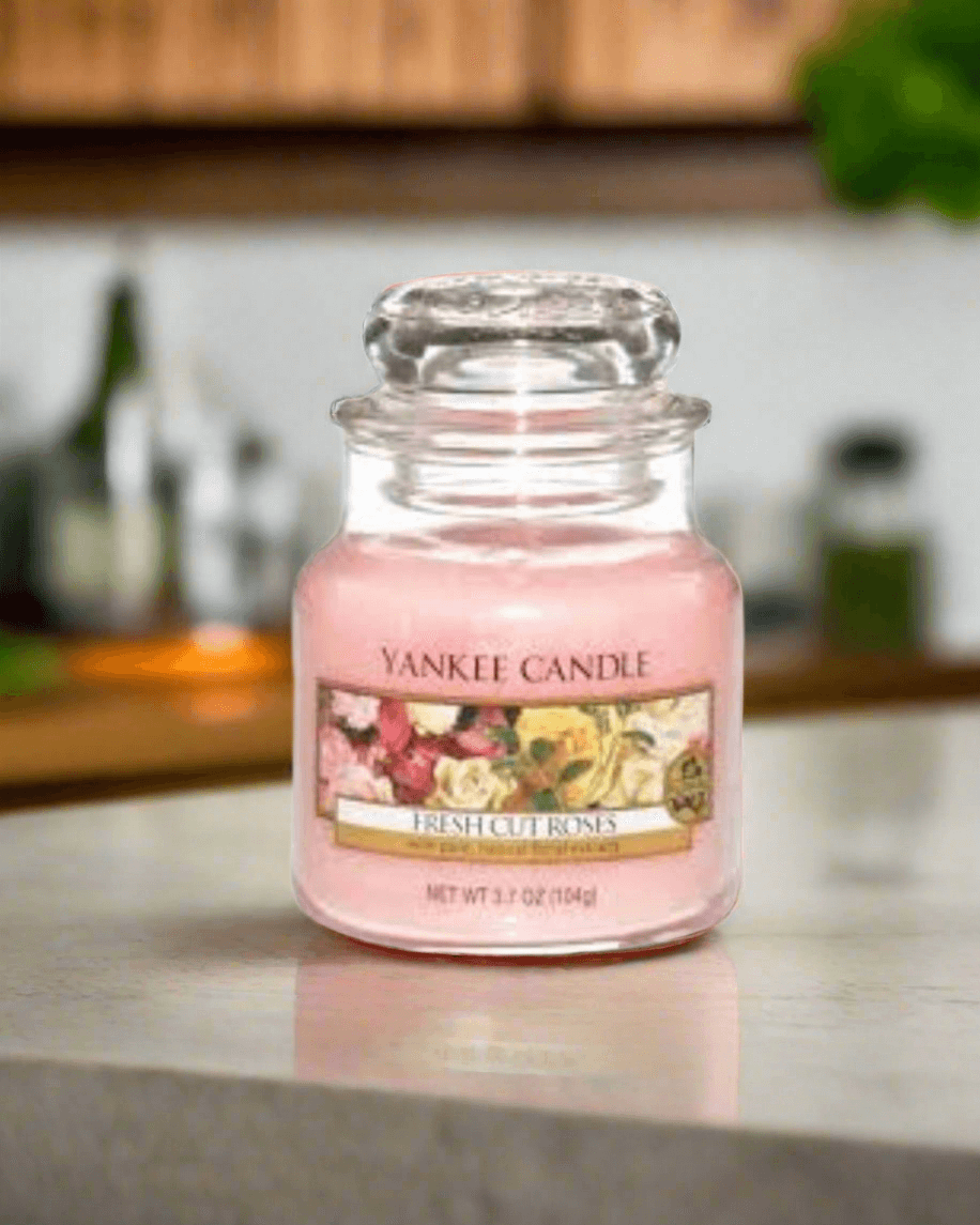 Yankee Candle Fresh Cut Roses Small Jar Scented Candle Yankee Candle