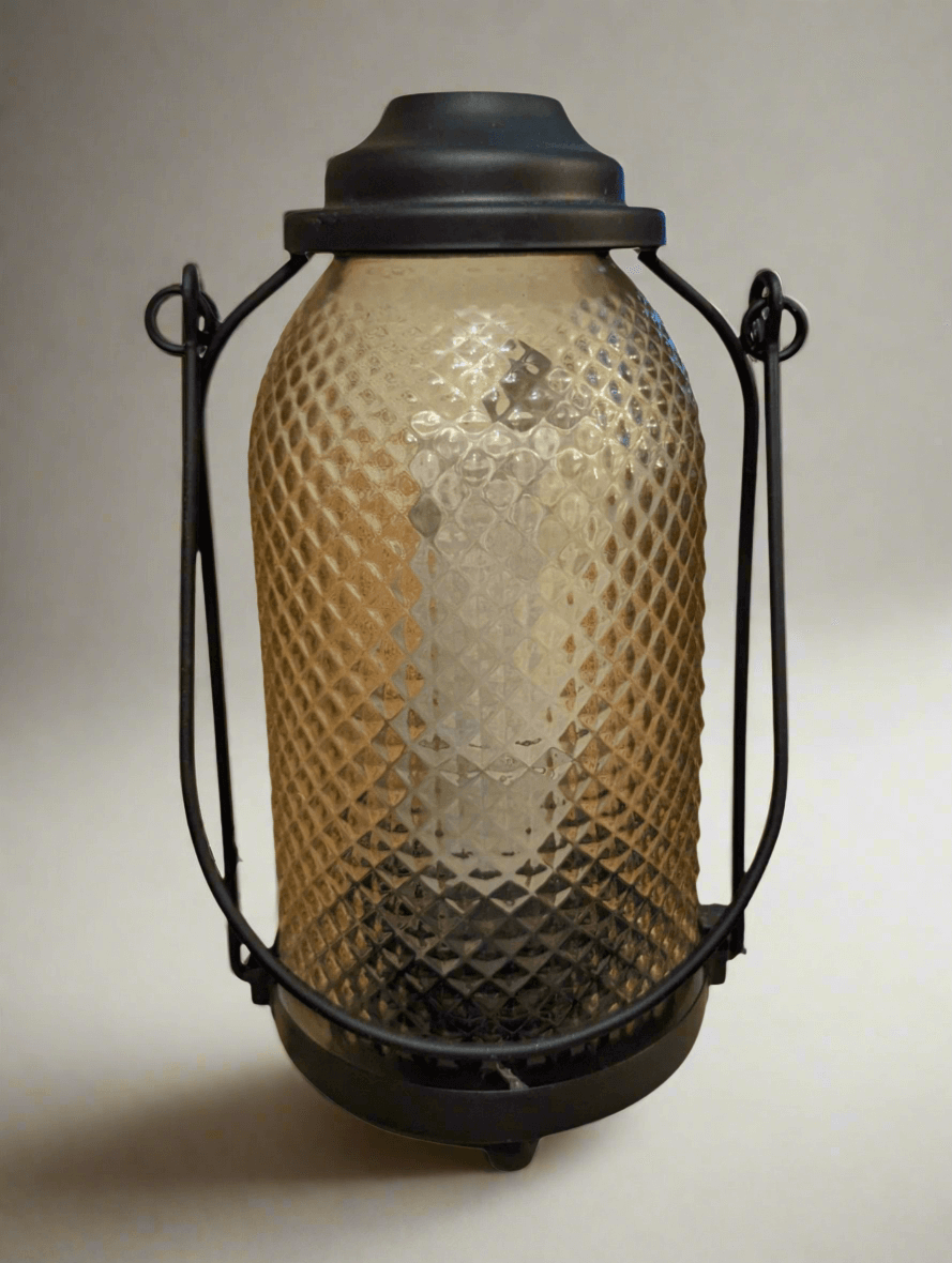 Yankee Candle - Glass Candle Lantern Yellow Yankee Candle