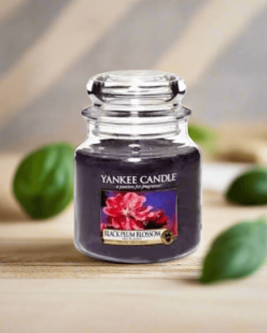 Yankee Candle Black Plum Blossom Small Jar Scented Candle Yankee Candle