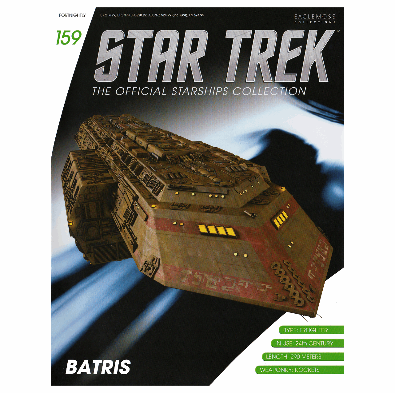 #159 BATRIS Diecast Model Ship CMC (Eaglemoss / Star Trek) Real Merch