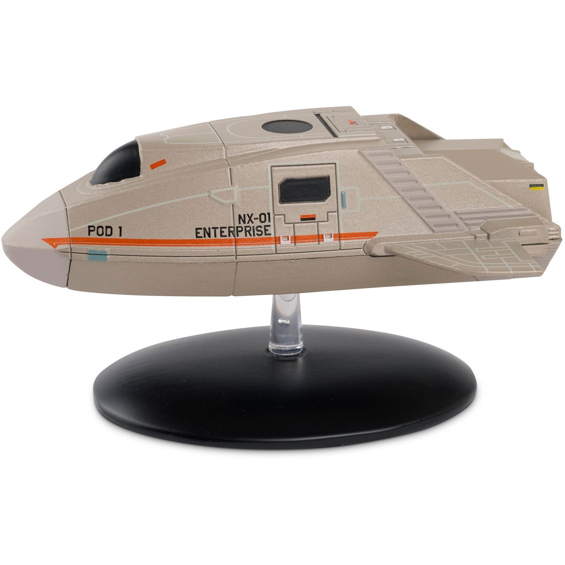 Shuttlecraft Set 2 (Executive Shuttle, Pod 1, 03 Hawking & 02 Aldrin) Model Die Cast Ships STDC705 (Eaglemoss / Star Trek) Real Merch