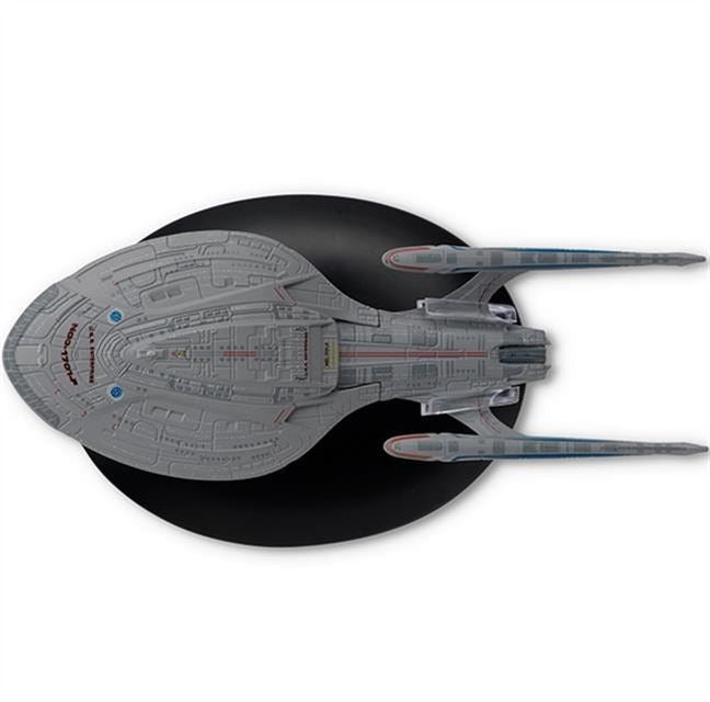 #13 U.S.S. Enterprise NCC-1701-F (Federation Livery) Model Die Cast Ship BONUS ISSUE (Eaglemoss / Star Trek) Real Merch