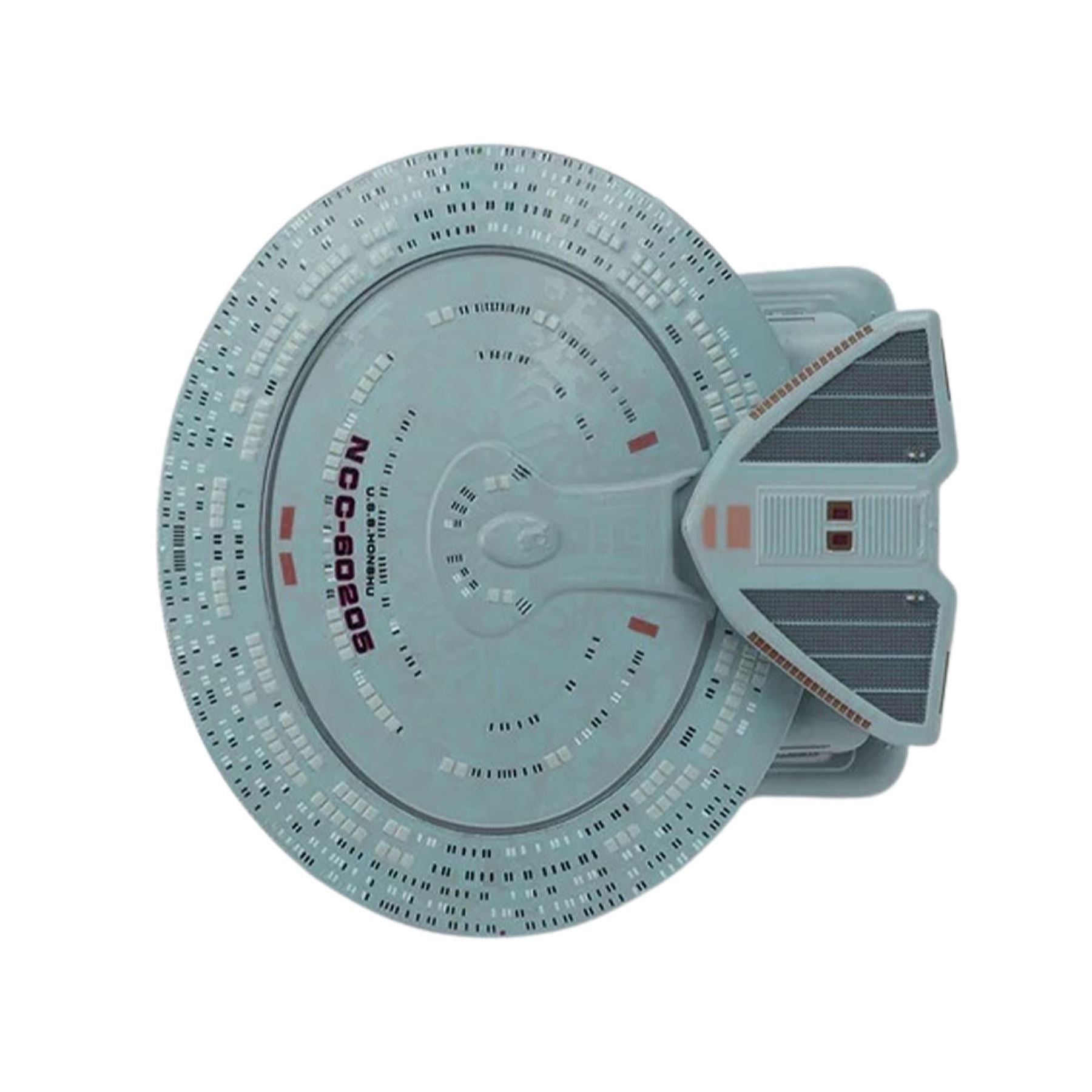 #23 / #16 U.S.S. Honshu NCC-60205 (Nebula Class) Model Die Cast Ship (Eaglemoss / Star Trek) Real Merch