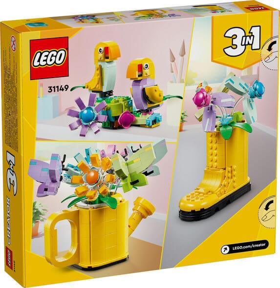 Lego Creator 3 in 1 31149 Flowers in Watering Can for Ages 8 and Up Curious Minds