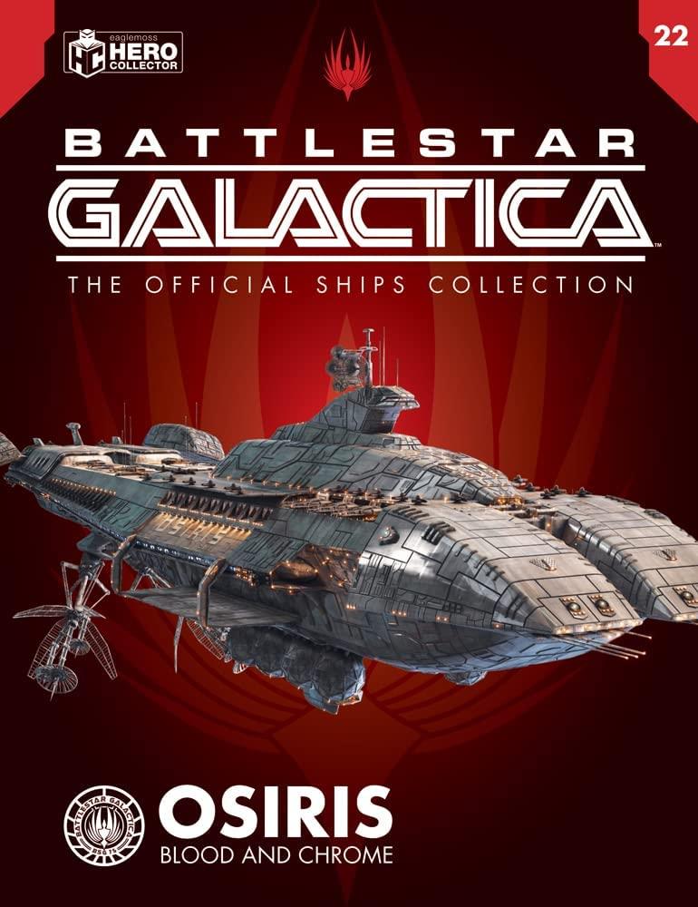 #22 Osiris (Blood & Chrome) Diecast Model Ship (Battlestar Galactica: The Official Ships Collection Eaglemoss) Real Merch