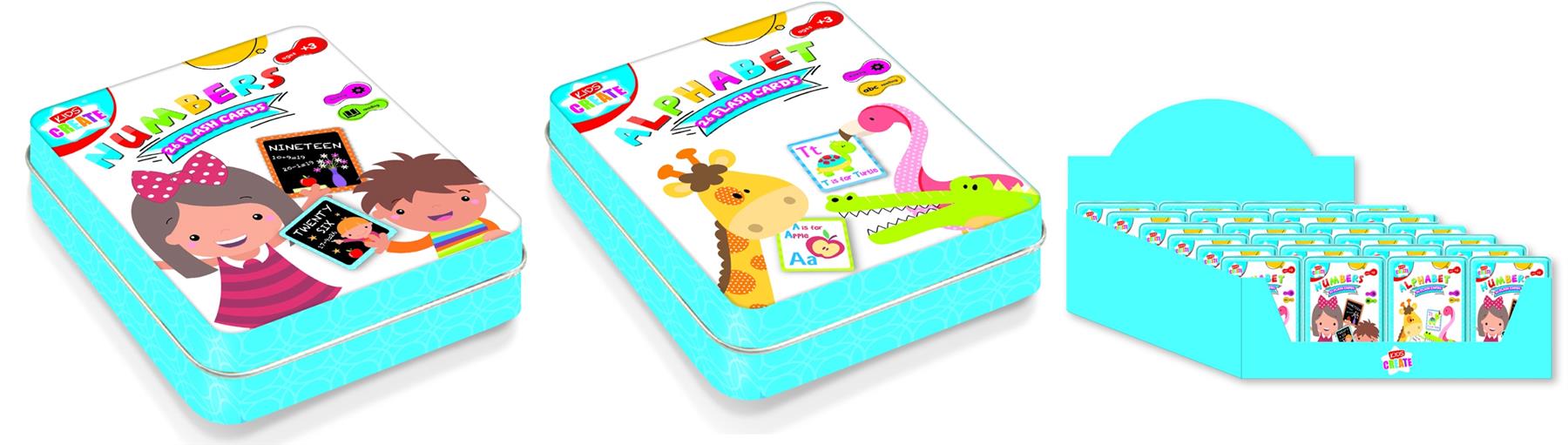 Children's Fun and Educational Alphabet or Numbers Flash Cards Curious Minds