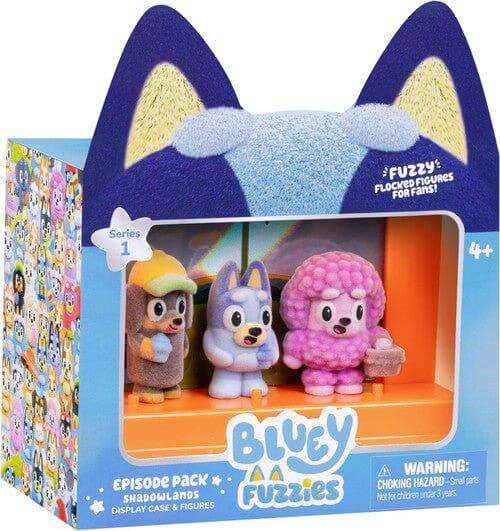 Bluey Episode Pack Shadowlands 3 Figures and Case Bluey