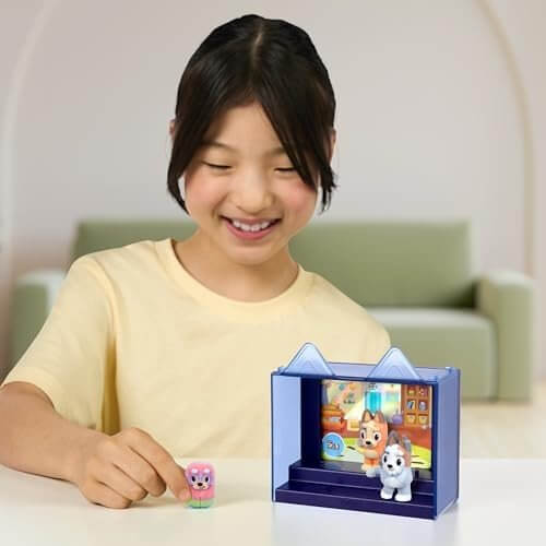 Bluey Fuzzies Episode Pack Grannies 3 Figures and Case Bluey