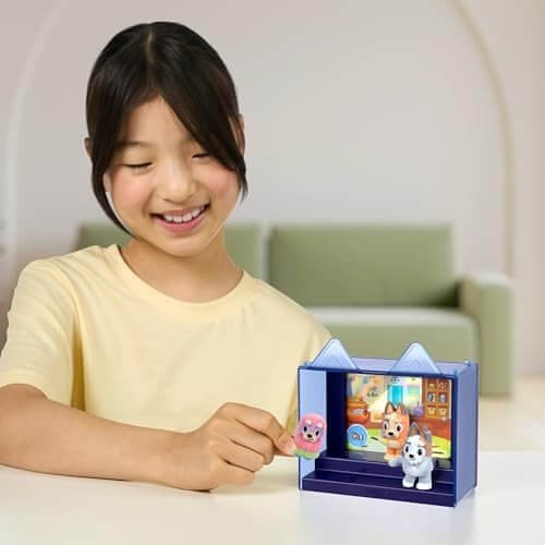 Bluey Fuzzies Episode Pack Grannies 3 Figures and Case Bluey