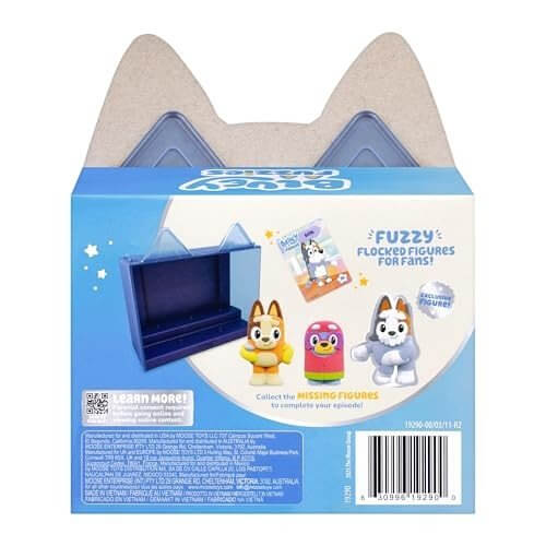 Bluey Fuzzies Episode Pack Grannies 3 Figures and Case Bluey
