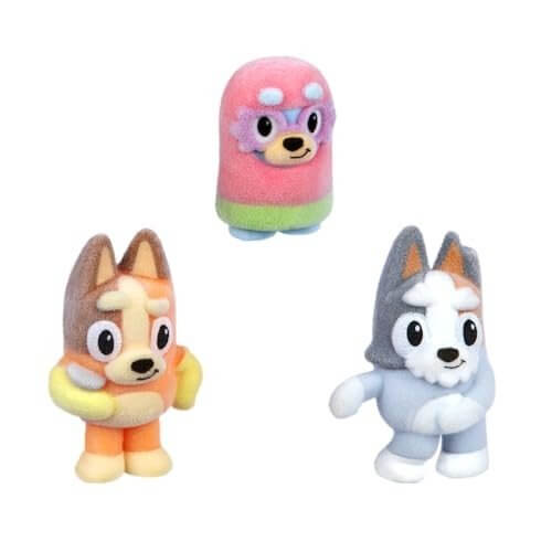 Bluey Fuzzies Episode Pack Grannies 3 Figures and Case Bluey