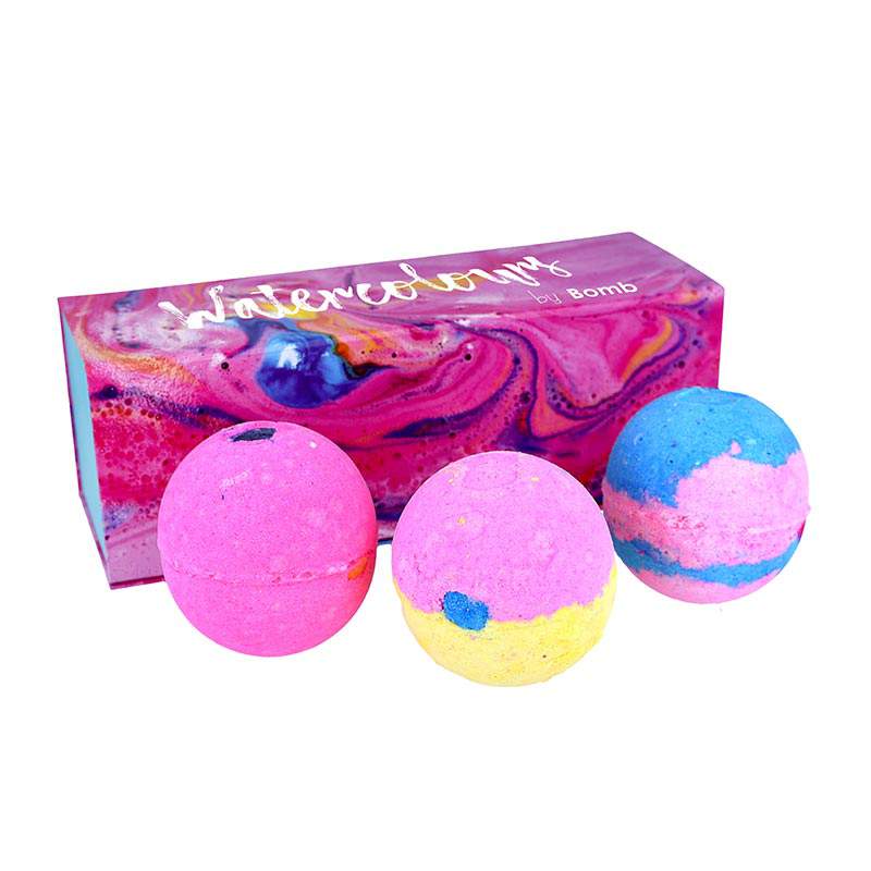 Bomb Cosmetics Fizzy Bath Bombs Watercolours Gift Set Large Default Title Bomb Cosmetics