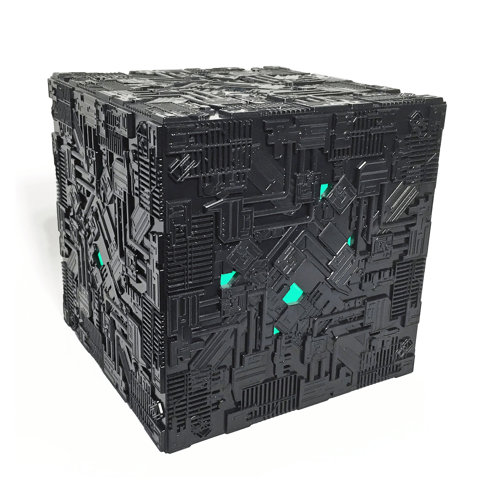 Eaglemoss Star Trek Borg Cube Special – Métal Et Plastique, 15 Cm, Échelle 1:20600, Collection