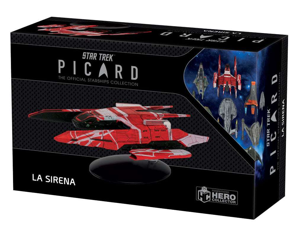 #01 La Sirena (Kaplan F17-class) FC Model Diecast Ship Picard Universe (Eaglemoss / Star Trek) Real Merch