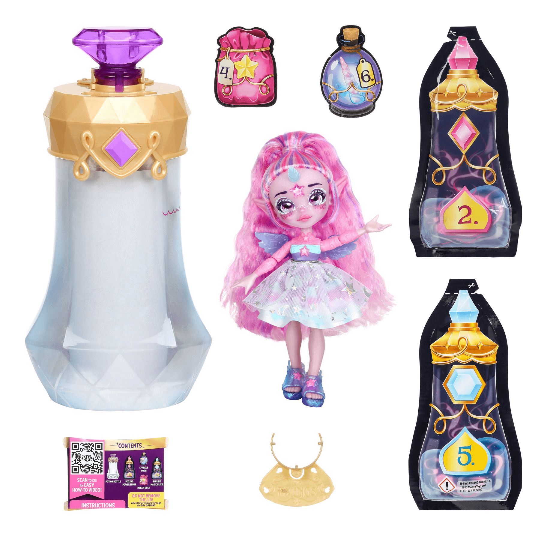 Magic Mixies - Pixlings Doll Purple The Moose Group