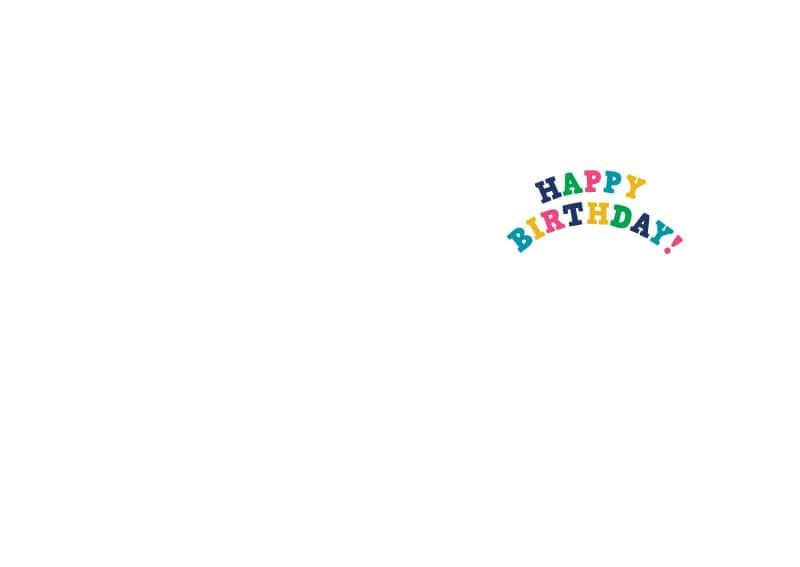 Happy Birthday Card - Age 4 (105 x 148 mm) Curious Minds