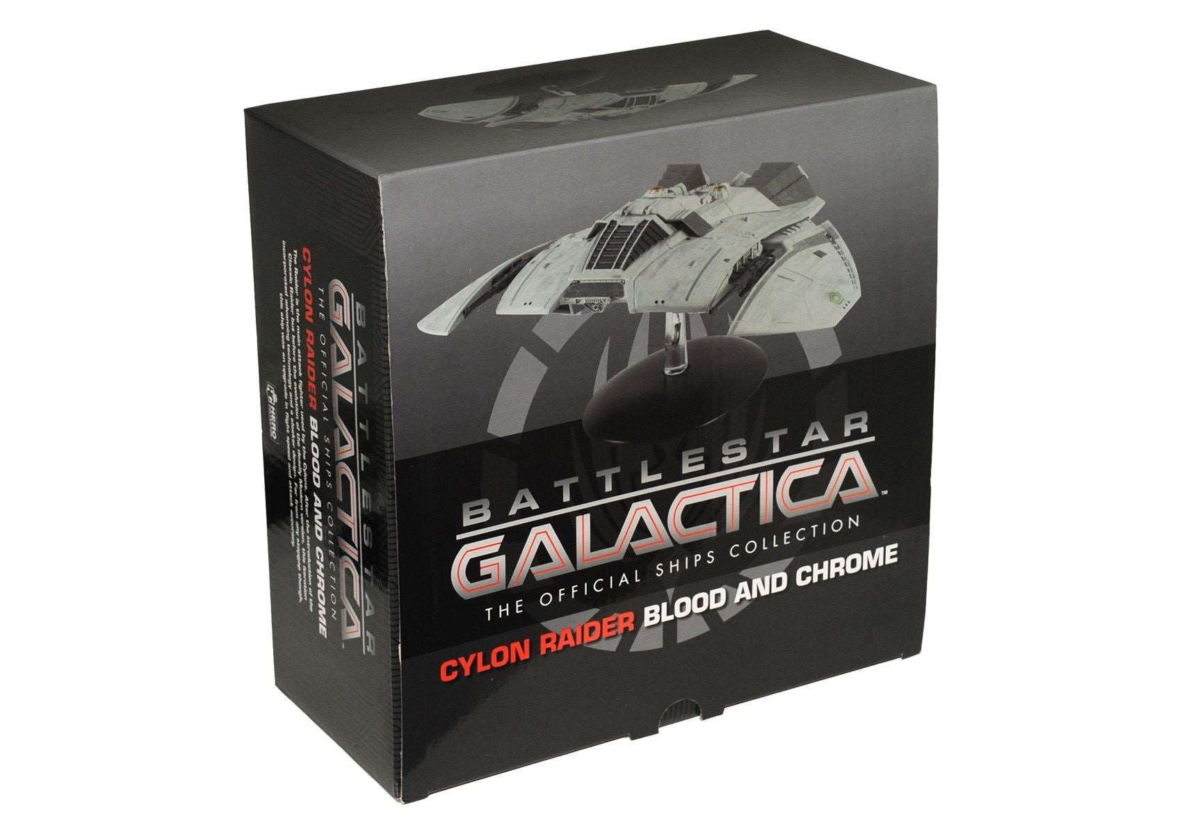 #11 Cylon Raider (Blood and Chrome) Diecast Model Ship (Battlestar Galactica / Eaglemoss) Real Merch