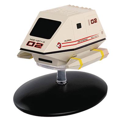 #08 Type-15 Shuttlepod NCC-1701-D "02 Aldrin" Shuttlecraft Diecast Model Ship (Eaglemoss / Star Trek) Real Merch