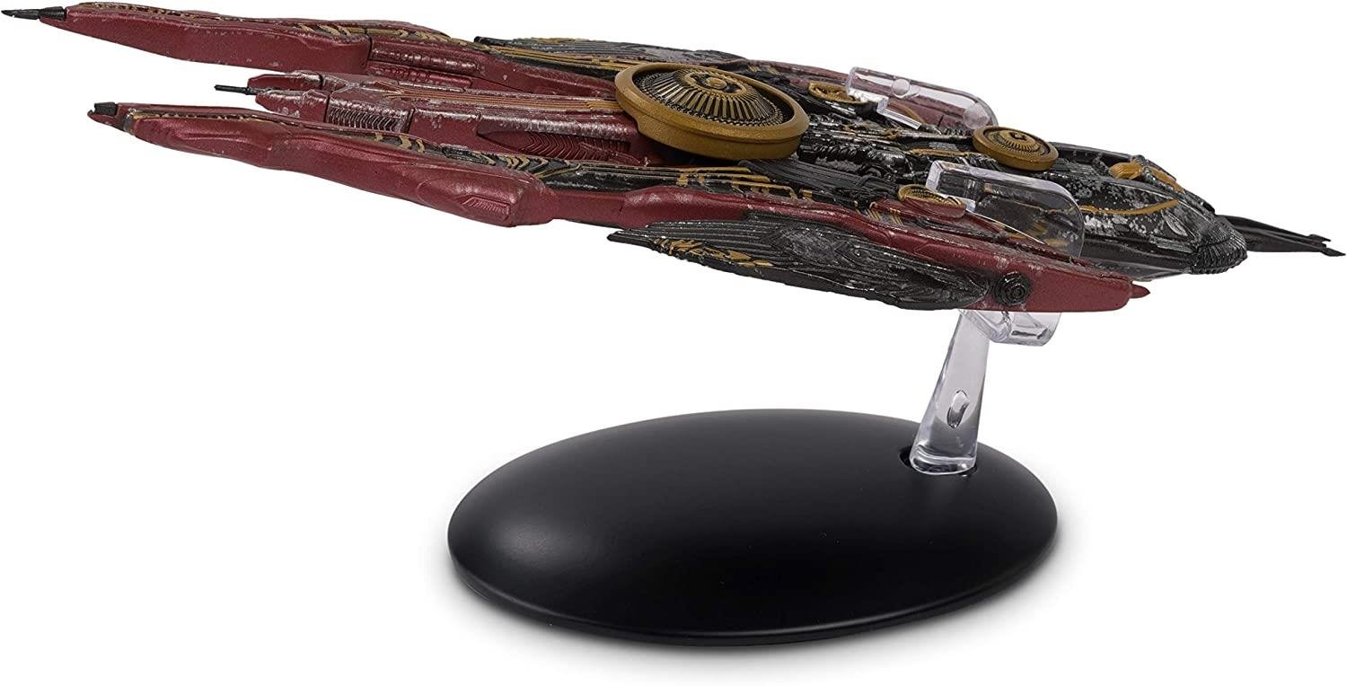 #08 Klingon Qugh Class Destroyer Ship C Discovery Ships Model Diecast Ship (Eaglemoss / Star Trek) Real Merch