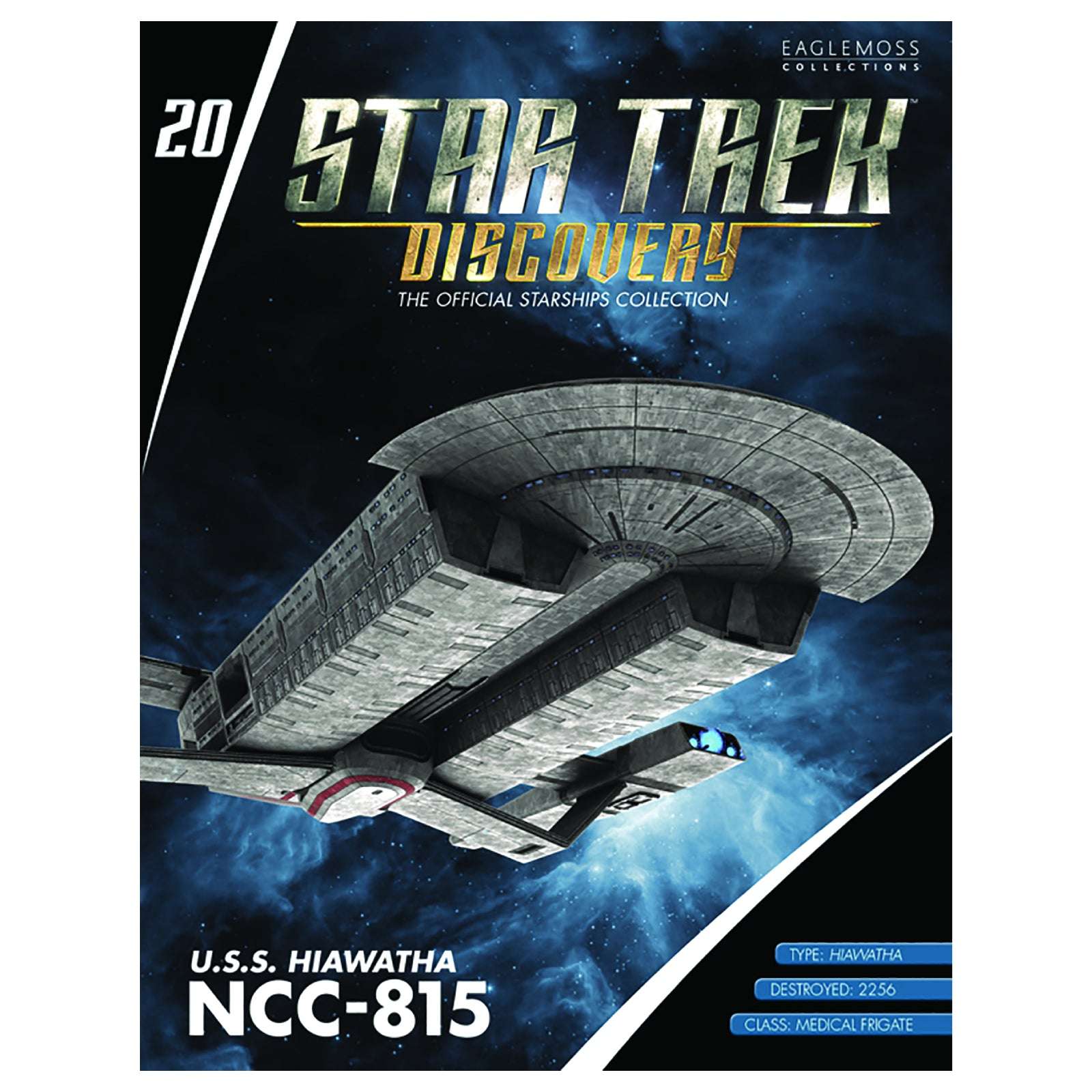 #20 U.S.S. Hiawatha NCC-815 Discovery Ships Model Diecast Ship (Eaglemoss / Star Trek) Real Merch
