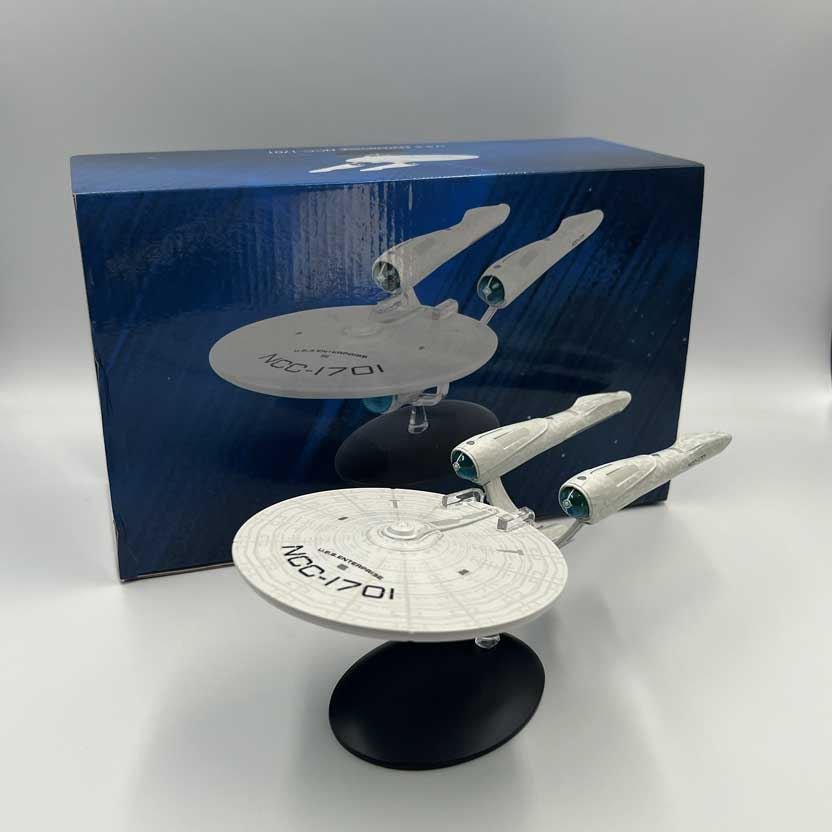 #23 U.S.S. Enterprise NCC-1701 (2009) Kelvin Timeline XL EDITION Diecast Model Ship (Eaglemoss / Star Trek) Real Merch