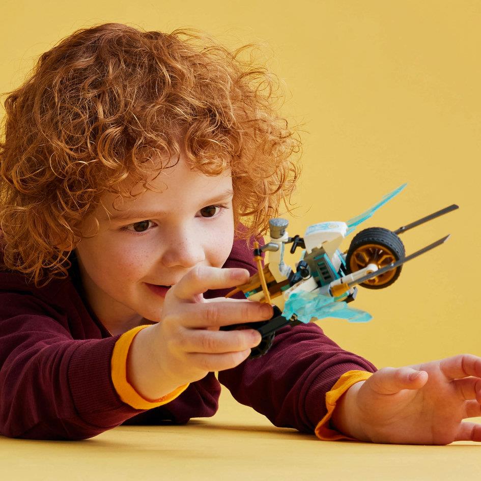 Lego Ninjago 71816 Zane's Ice Motorcycle Toy Playset for Ages 7 and Up Curious Minds