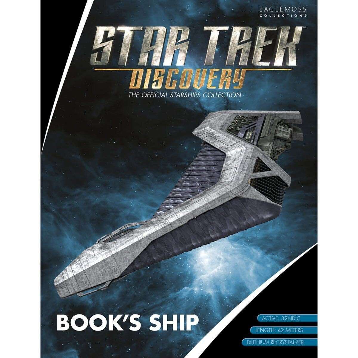 #12 Book's Ship Model Diecast Ship Discovery Universe (Eaglemoss / Star Trek) Real Merch