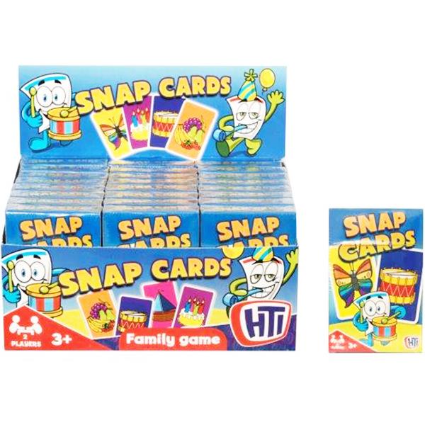 Children's Fun Snap Cards Family Game with Colourful Designs Curious Minds
