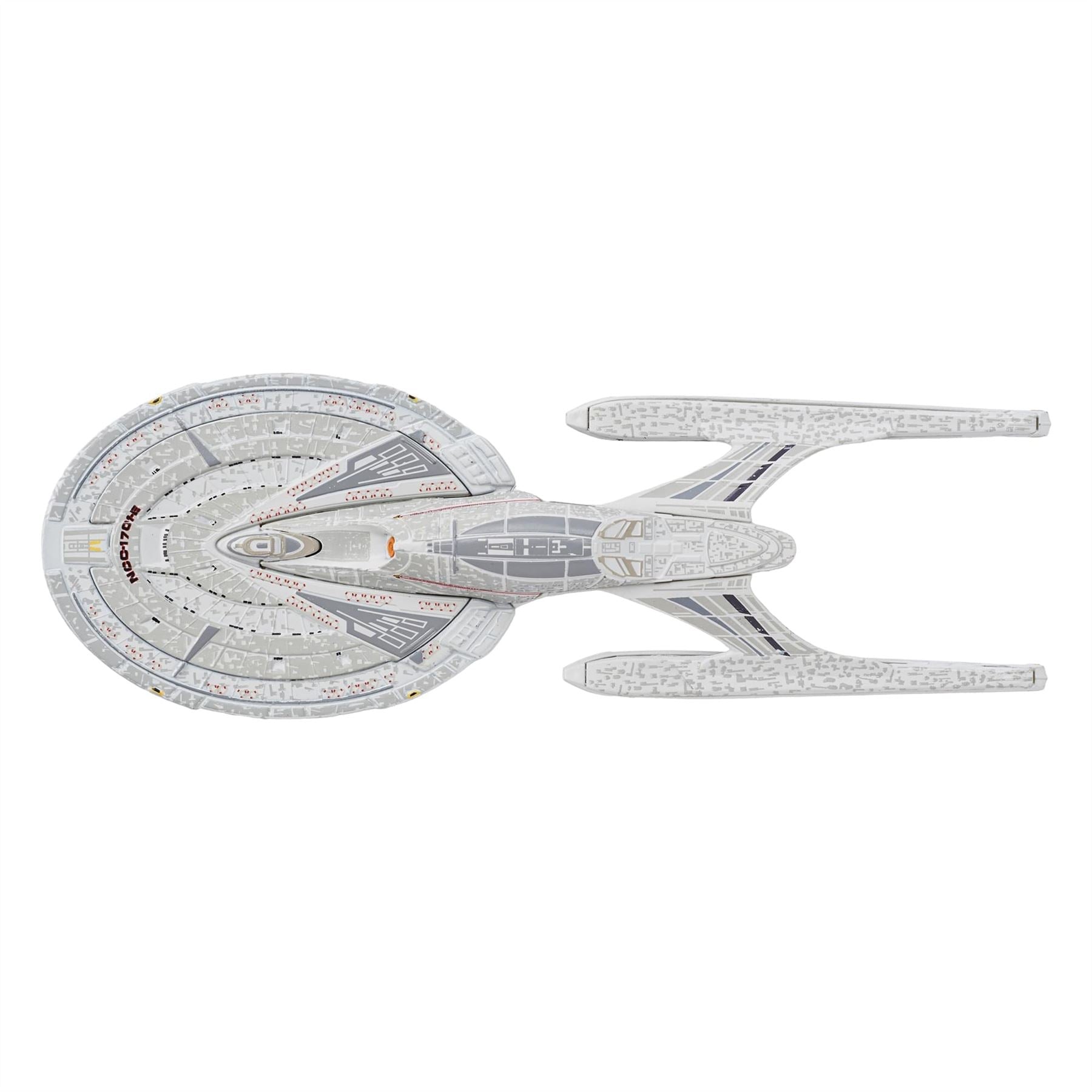 #08 U.S.S. Enterprise NCC-1701-E (Sovereign-class) Diecast Model Ship (Eaglemoss / Star Trek) Real Merch