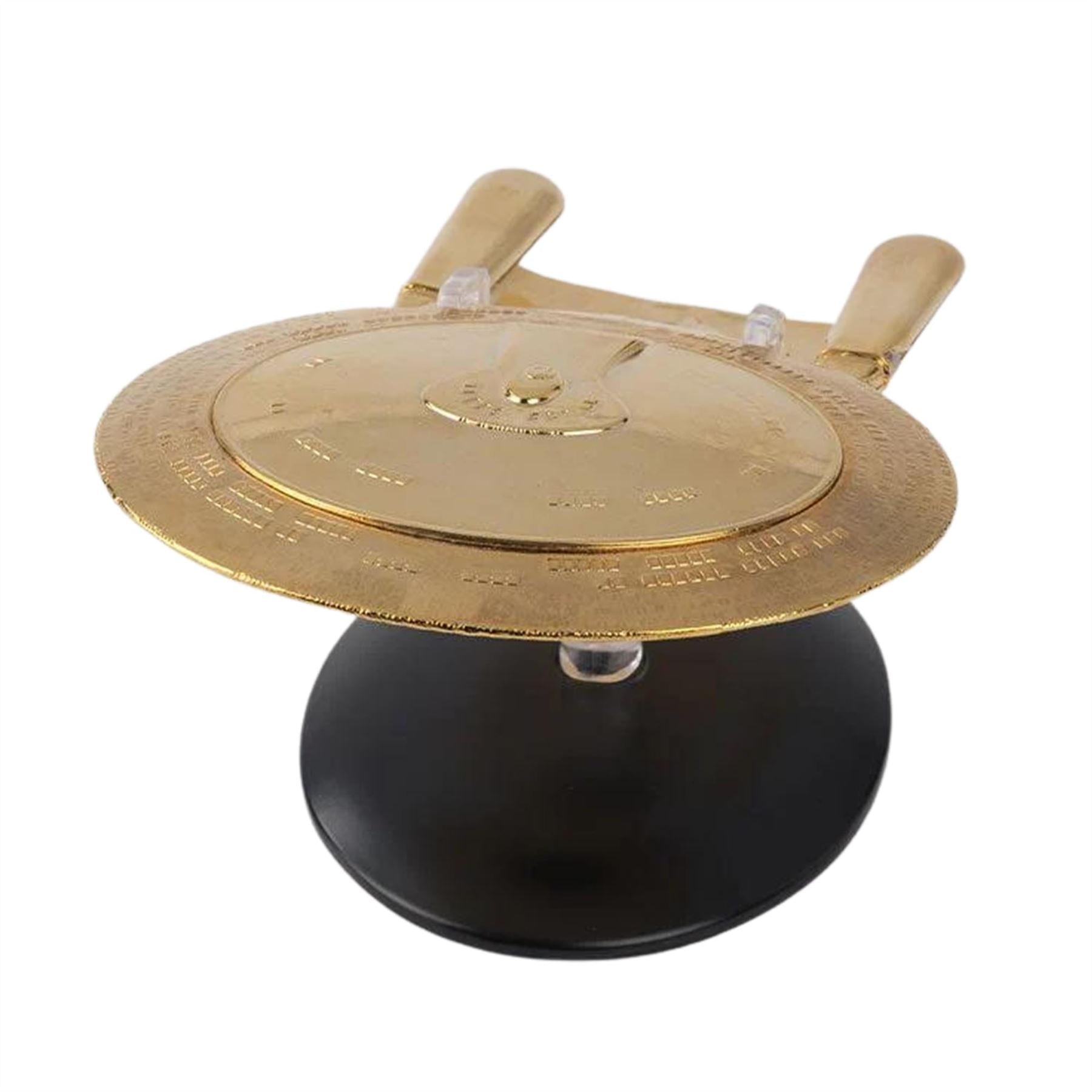 #20 Gold U.S.S. Enterprise NCC-1701-D Model Die Cast Ship SPECIAL ISSUE (Eaglemoss / Star Trek) Real Merch
