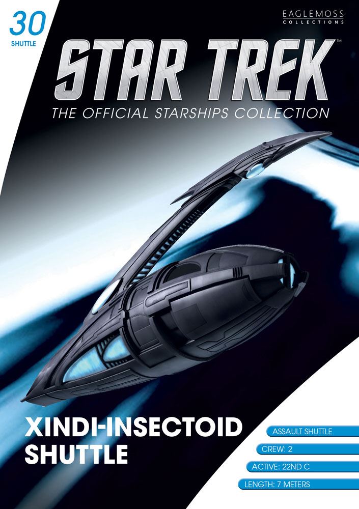 #30 Xindi-Insectoid Shuttle Shuttlecraft Model Diecast Ship (Eaglemoss / Star Trek) Real Merch