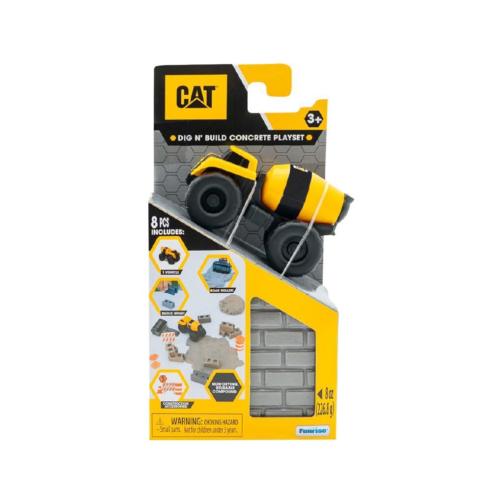 CAT Dig N' Build Concrete Playset Vehicle CAT