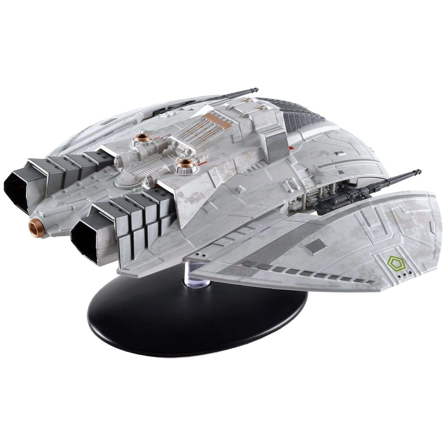 #11 Cylon Raider (Blood and Chrome) Diecast Model Ship (Battlestar Galactica / Eaglemoss) Real Merch