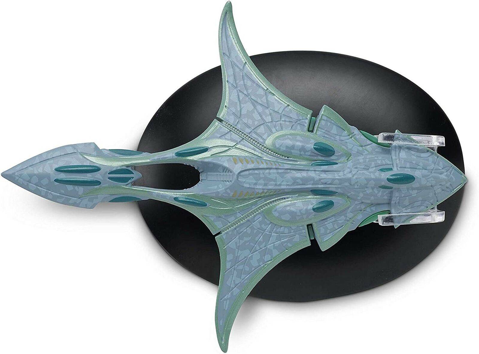 #65 Xindi-Aquatic Cruiser Starship Die-Cast Model (Eaglemoss / Star Trek) Real Merch