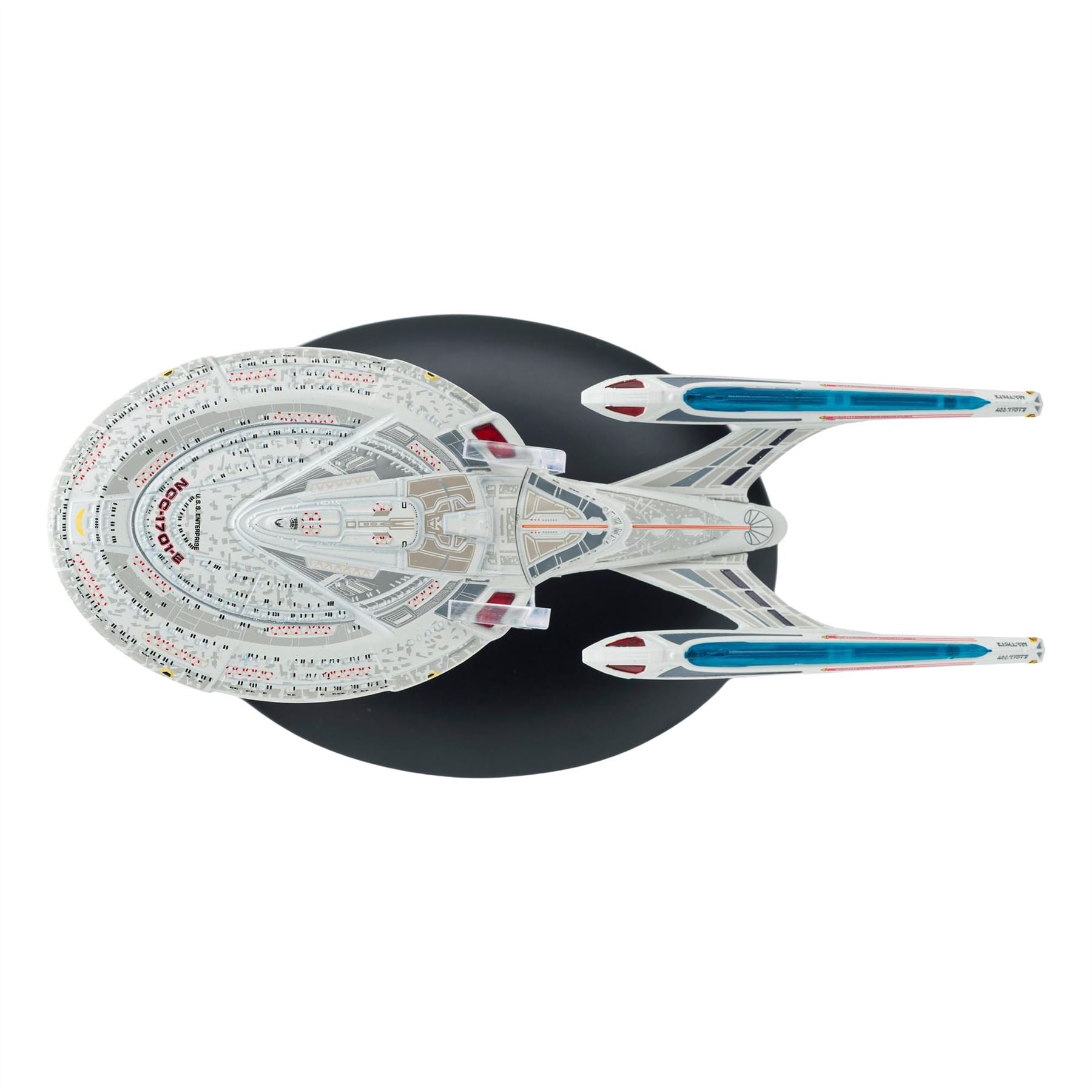 #08 U.S.S. Enterprise NCC-1701-E (Sovereign-class) Diecast Model Ship (Eaglemoss / Star Trek) Real Merch
