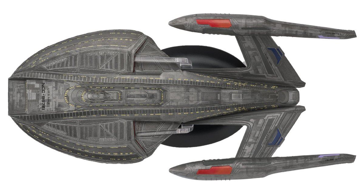 #02 U.S.S. Maui (Inquiry-Class) Model Die Cast Ship Picard Universe (Eaglemoss / Star Trek) Real Merch