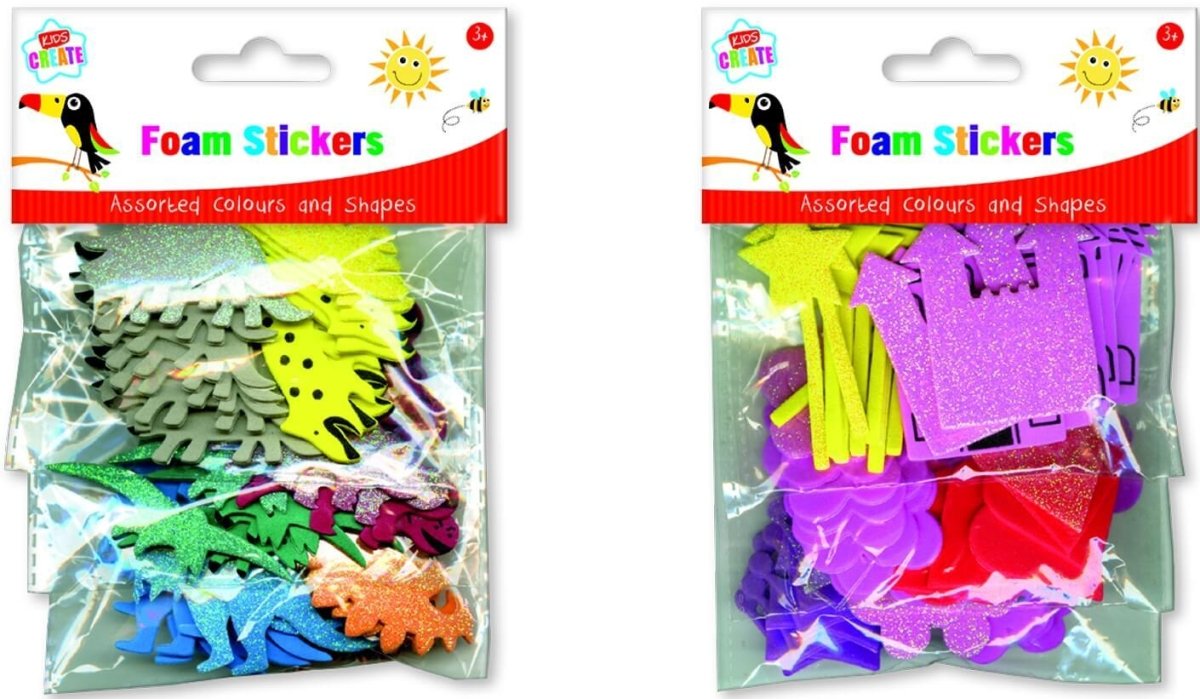 Children's Fun Foam Stickers with Dinosaur or Princess Themes - The Imagination ShopArts & Crafts > Paper & Craft Materials > Craft Materials > Stickers